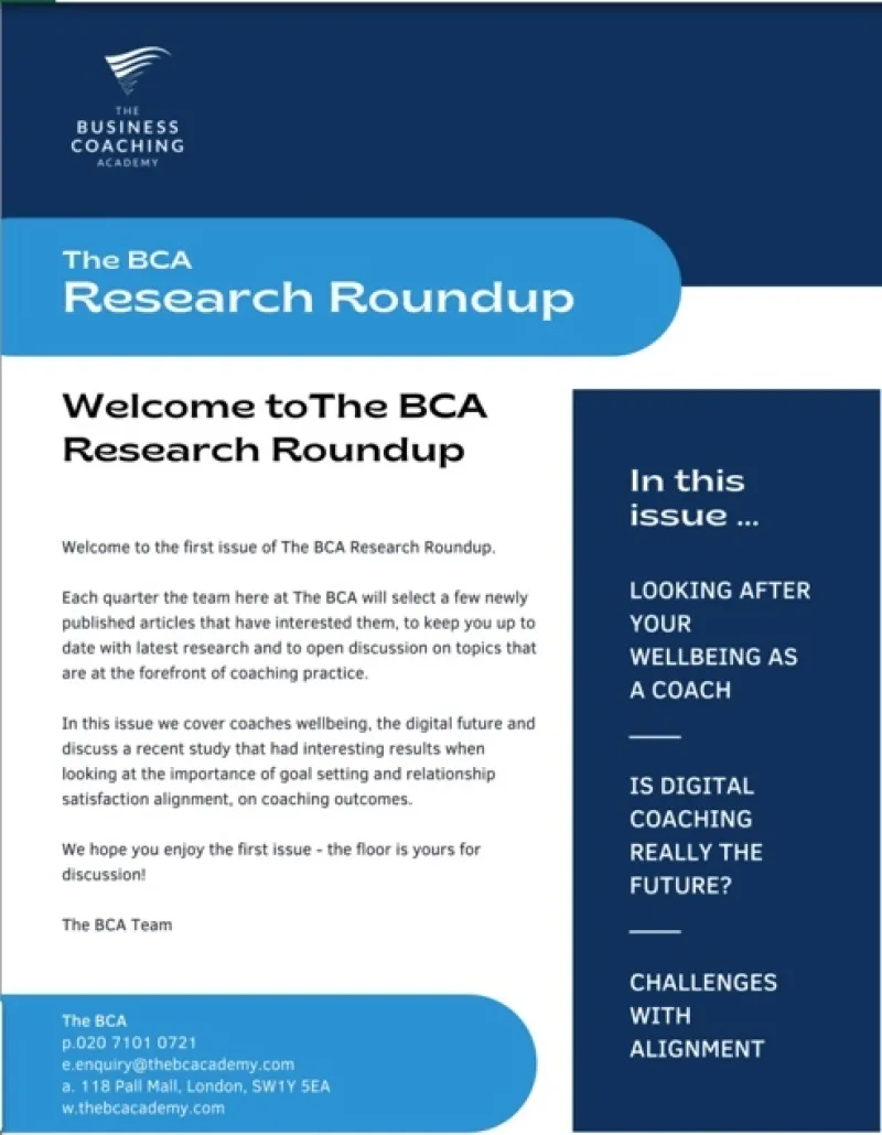 Research Round up 1